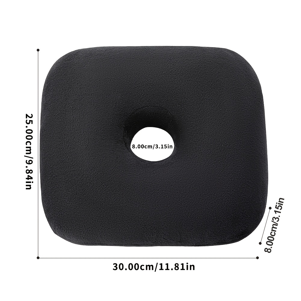Image of Single-hole Ear Pillow For Relief - Soft Bedside Cushion Suitable For Side Sleepers, Earache Relief & Pierced Ears, Machine Washable With Polypropylene Filling, Quilted Cover ()