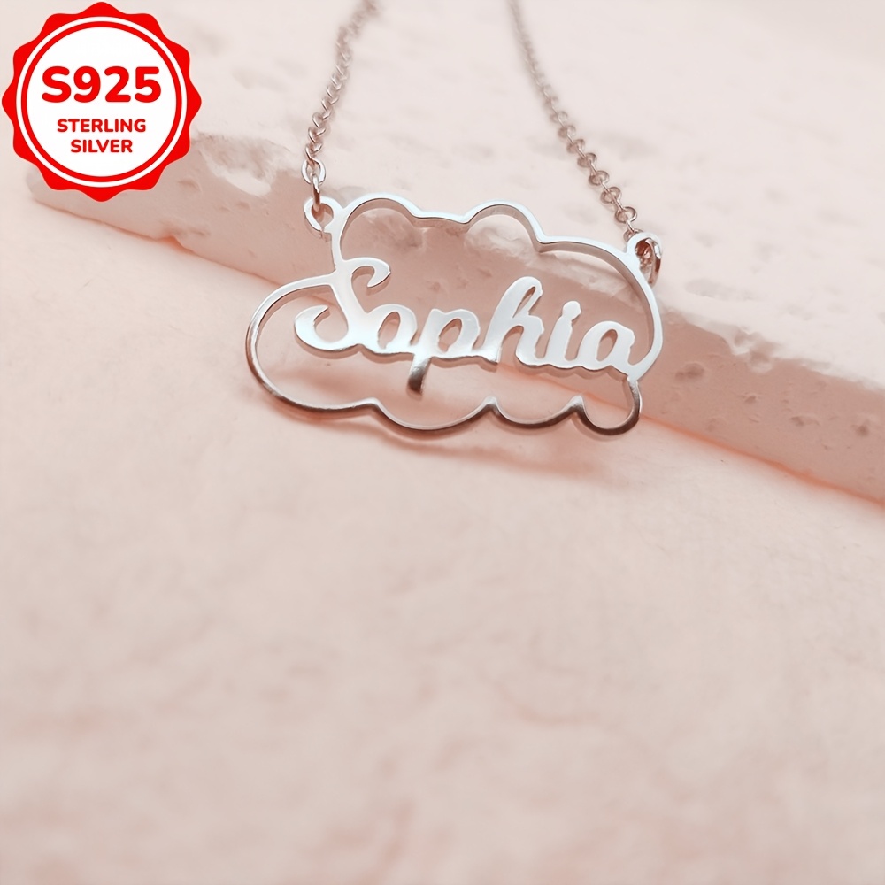 Custom-Made 4G925 Pure Silver Choker Necklace