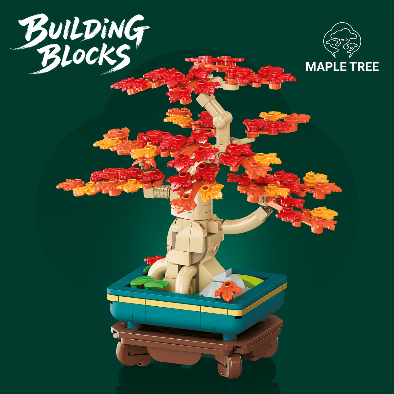 New Potted Ornament Building Blocks, Floral Designs