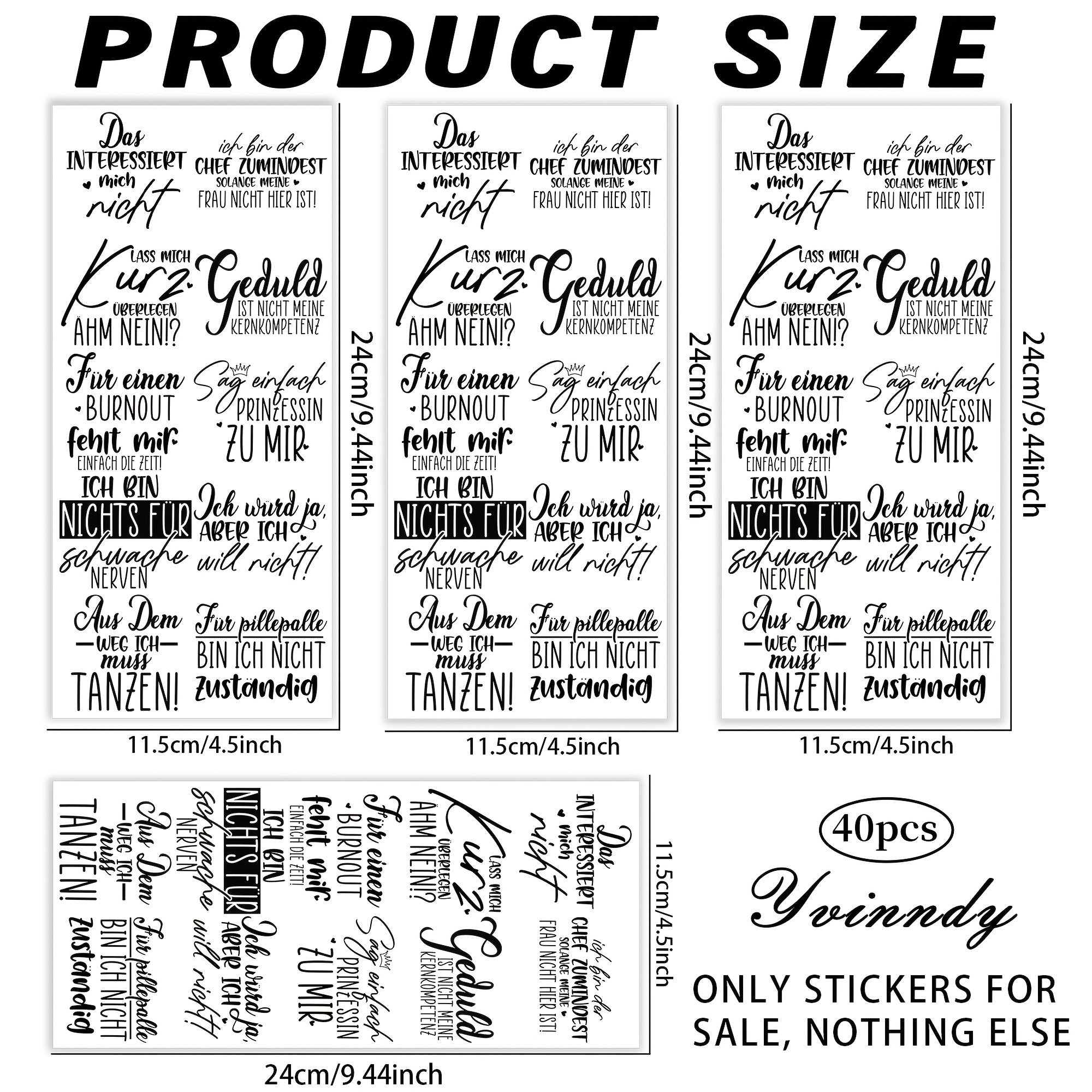 TEMU Set Of 40 Sarcastic Fun Text, High-quality Uv Dtf Materials. Handmade Are Adhesive, Waterproof, And Scratch-resistant, Featuring A Crystal
