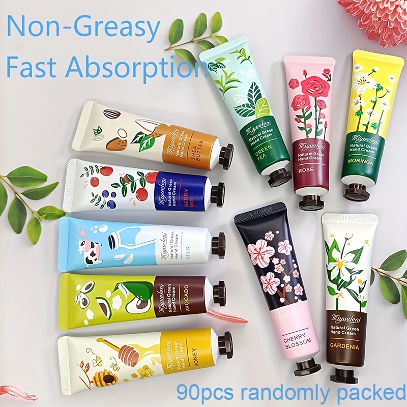 Image of 90pcs Random Premium Gift Set - Miniature Cream Collection - Thoughtful Present For Women - Skin With And Touch