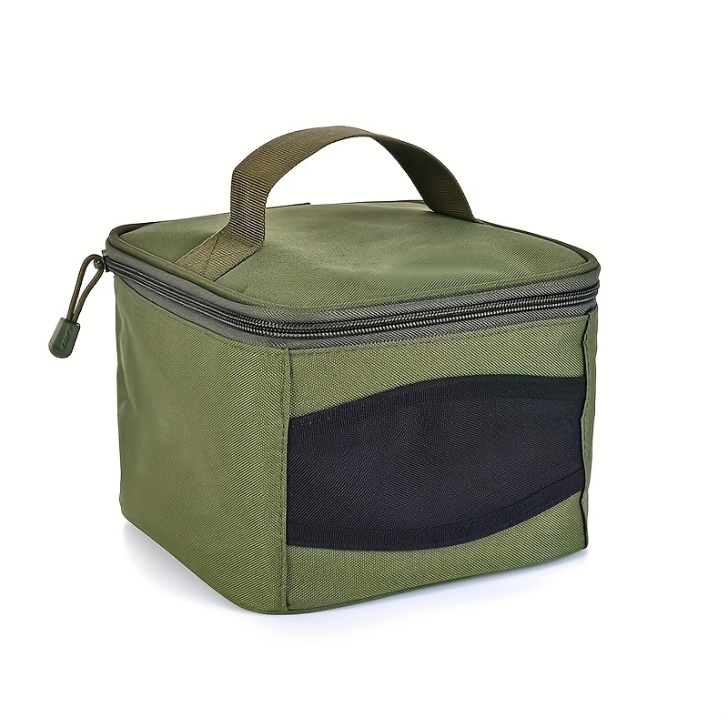TEMU Borsa porta bobina da pesca Custodia per il trasporto Bobine esche Attrezzatura Scatole per il trasporto Bobine da spinning Manicotto per bobine