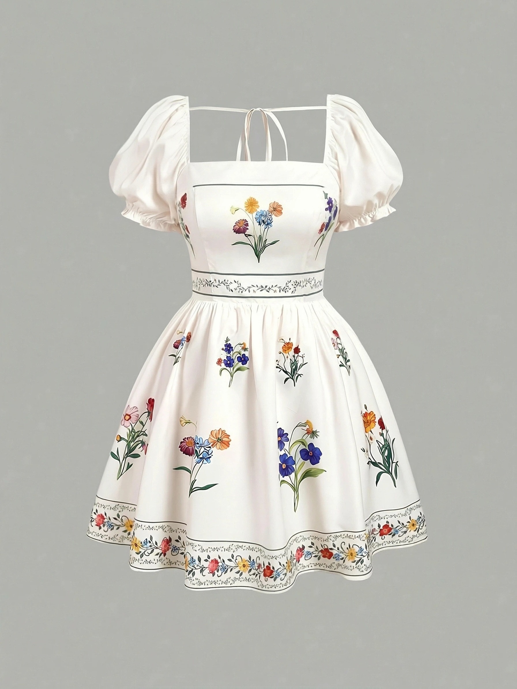 Womens Fashionable Elegant Floral Print Bohemian Style Maxi