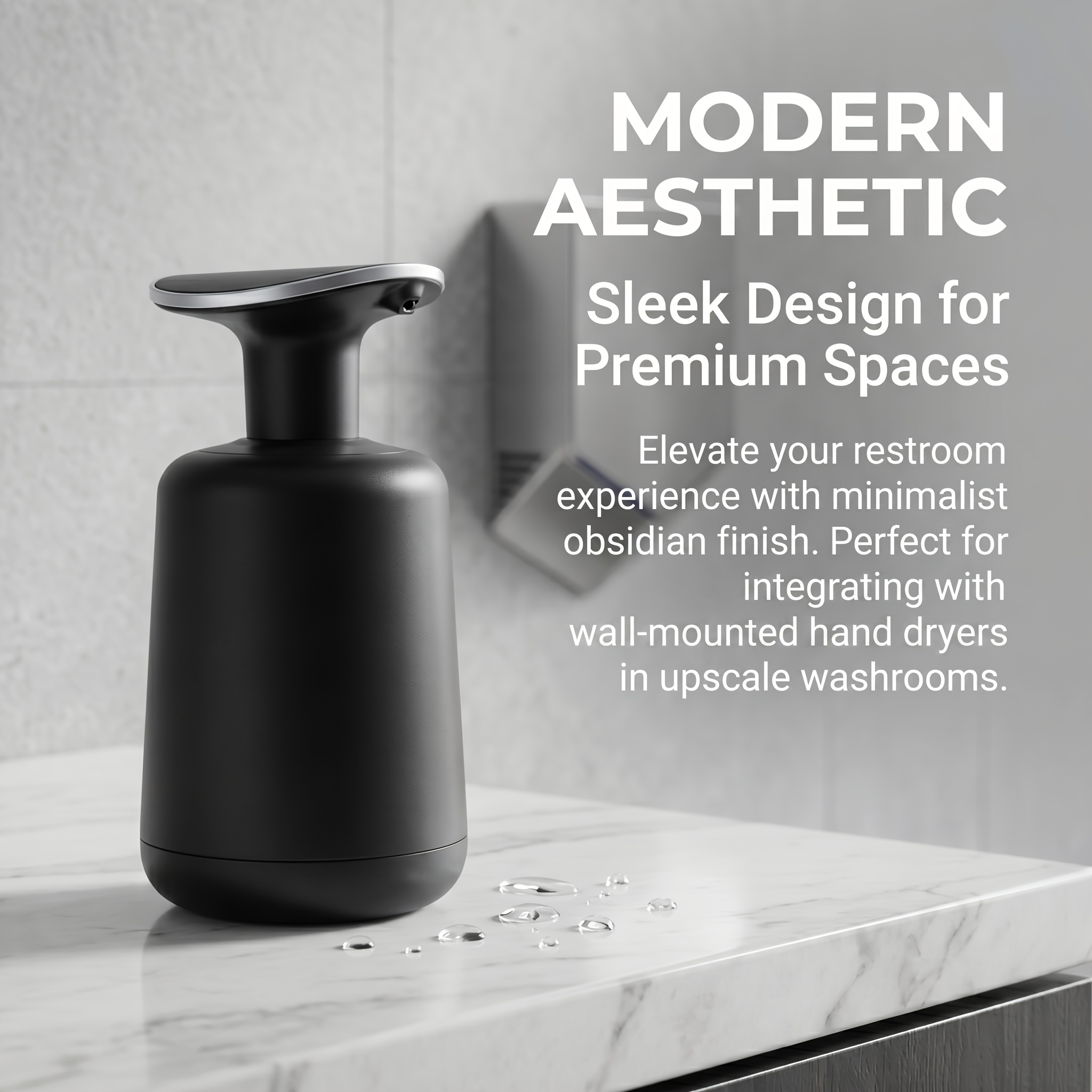 TEMU Modern Matte Black Soap Dispenser For Kitchen Sink, Rust-proof Hand Soap Pump Bottle, Large Capacity Refillable Dishwashing Liquid Container For