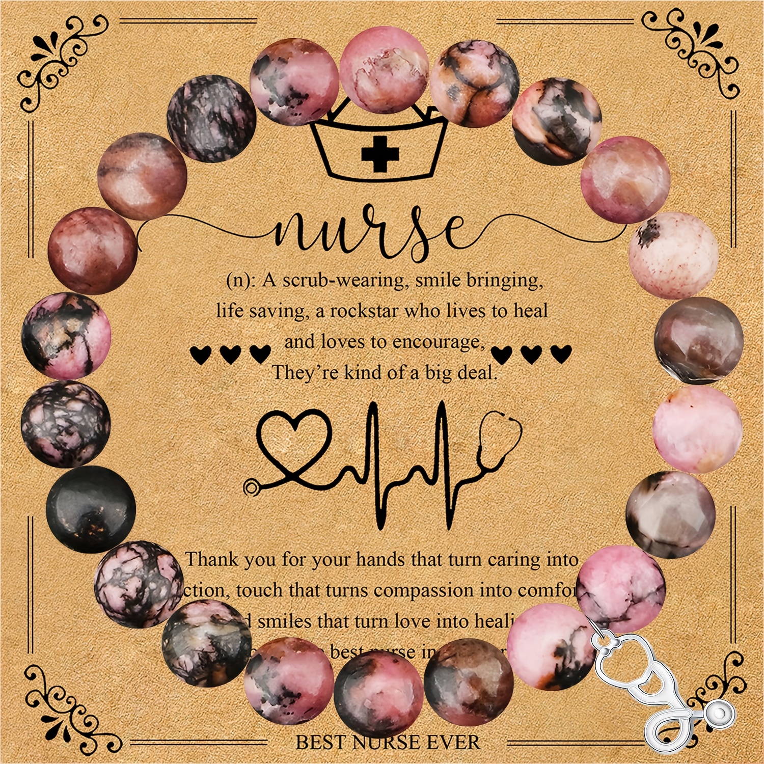 Women's Valentine's Day Bracelet Gift, Boho Style