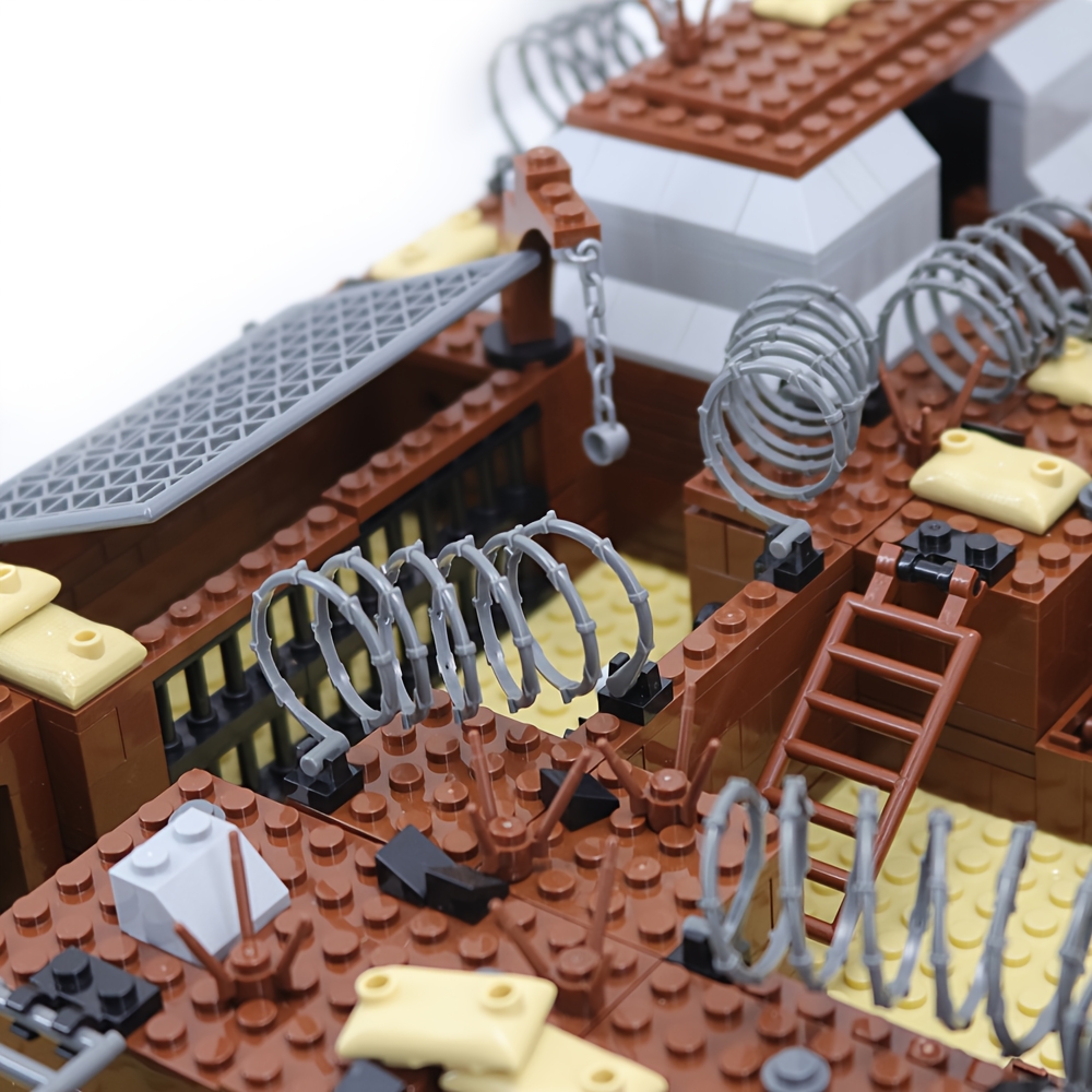 Creative Trench Block Base Model Assembly Toy
