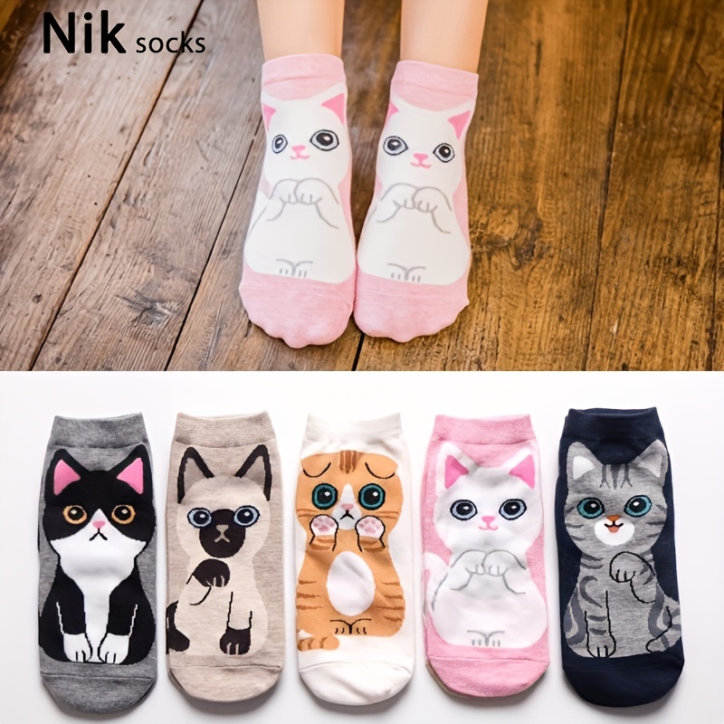 

5 Pairs Of Girls' Ankle Chain Socks, Comfortable, Breathable, Soft And Sweat Proof Socks, Girls' Socks