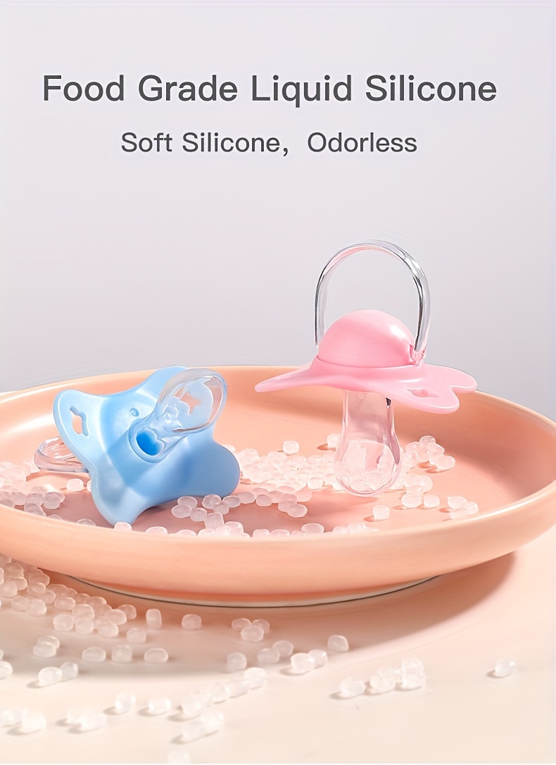 1pc   baby pacifier 1pc   soothe little emotion silicone pacifier   shape day   for infants 0 3 years details 1