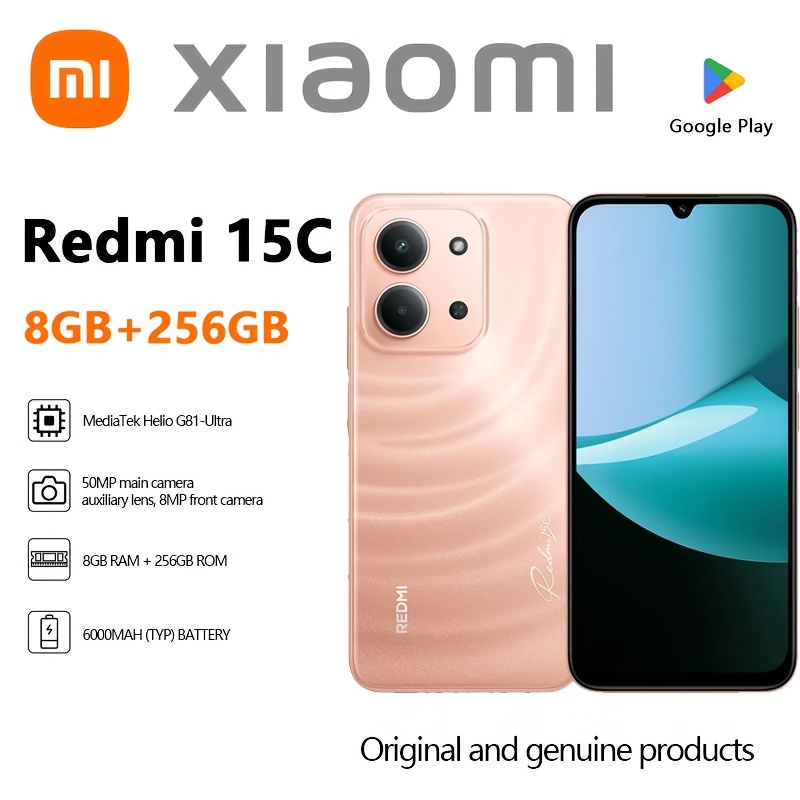 Смартфон XIAOMI Redmi 15C 4+256GB, 6.9