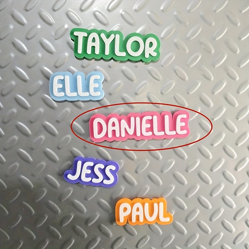 TEMU A Unique Magnetic Nameplate Gift Suitable For Giving Storage Cabinet Labels To , 1pc Acrylic Custom Double-layer Magnetic Refrigerator Sticker,