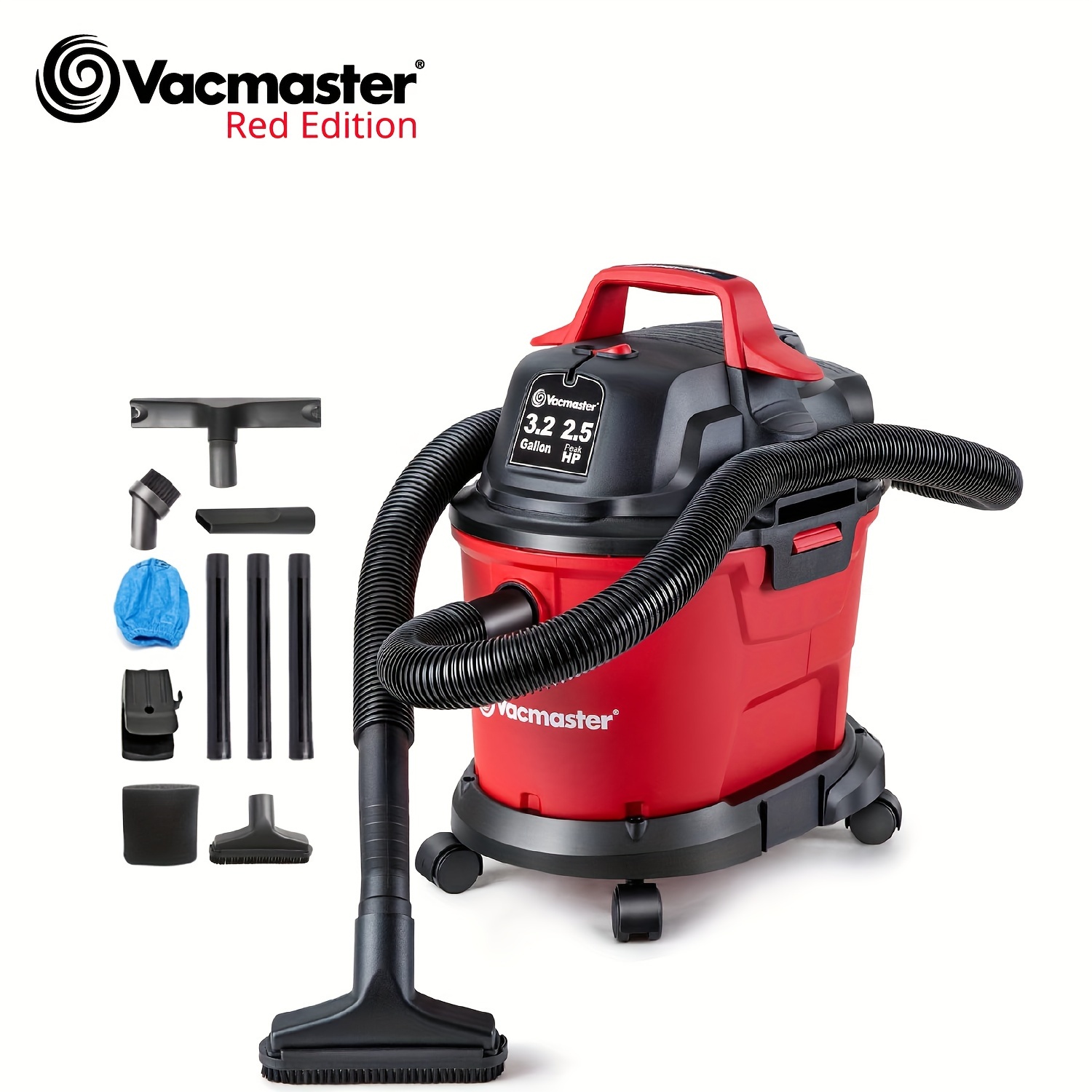 TEMU Vacmaster 1101 Wall Mount Wet Dry Vacuum 3.2 Gallon 2.5