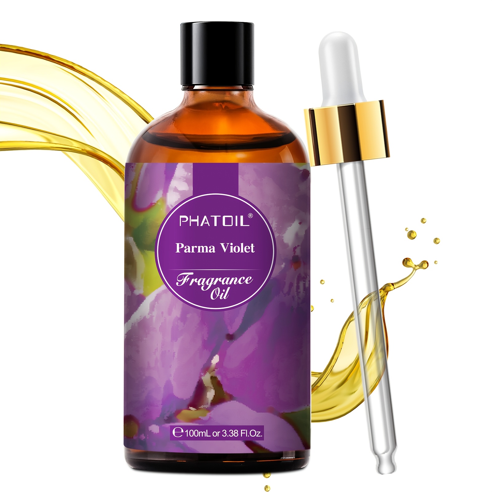 TEMU Phatoil 1pc 100ml/3.38fl.oz Violet Fragrance Oils For Diffuser, Humidifier, Candle Making, Flavored Air, Home Decor | Hotel Fragrance Oil, Home