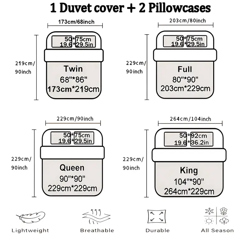 3pcs couple duvet cover set soft high definition black with colorful text breathable polyester perfect gift for machine washable 1 duvet cover 2 pillowcases no insert Product details 9