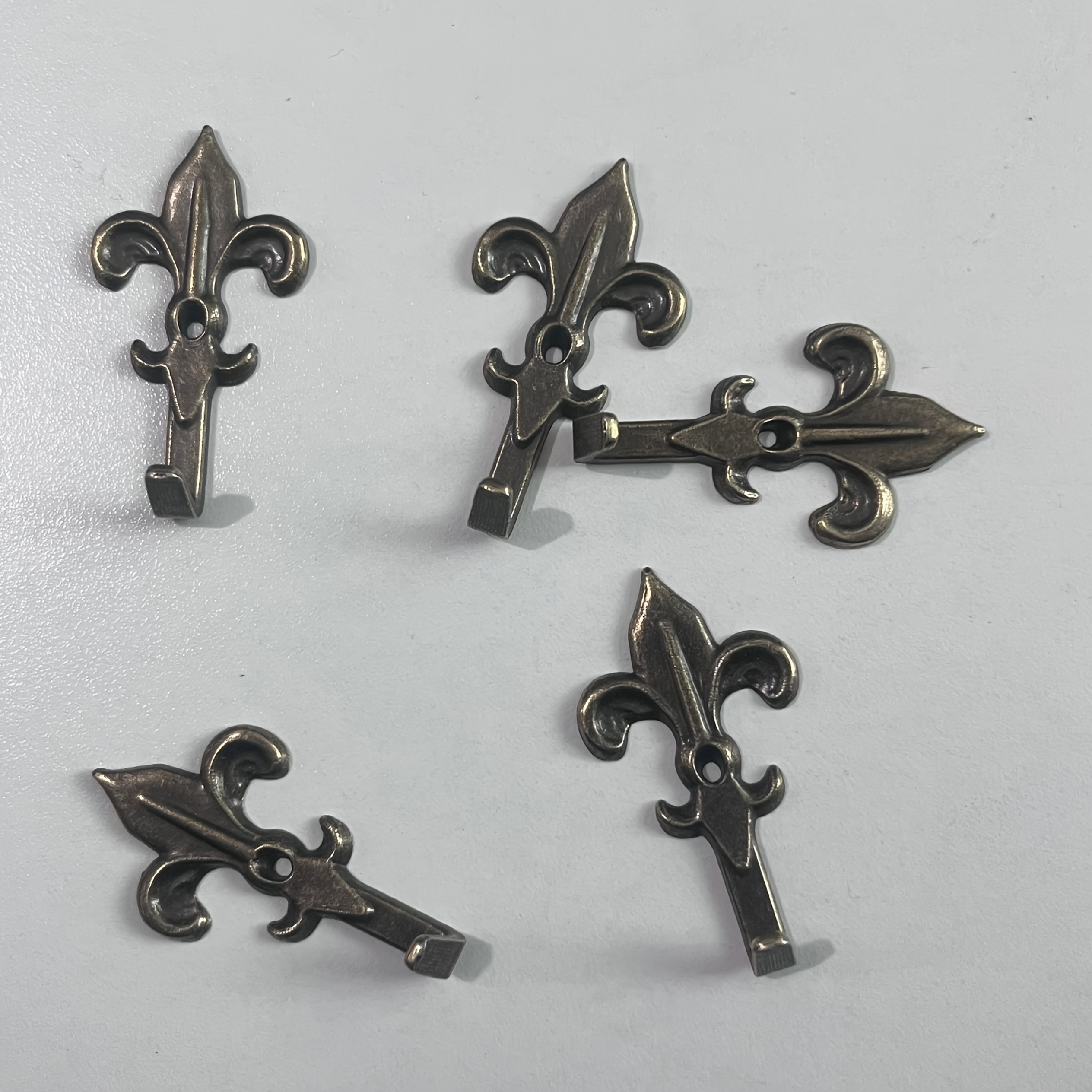 TEMU Ganci Decorativi Vintage da 5 Pezzi - Finitura , Ganci Metallici da Parete Facili da Installare per Decorazione e Mobili, Ideali per Appendere