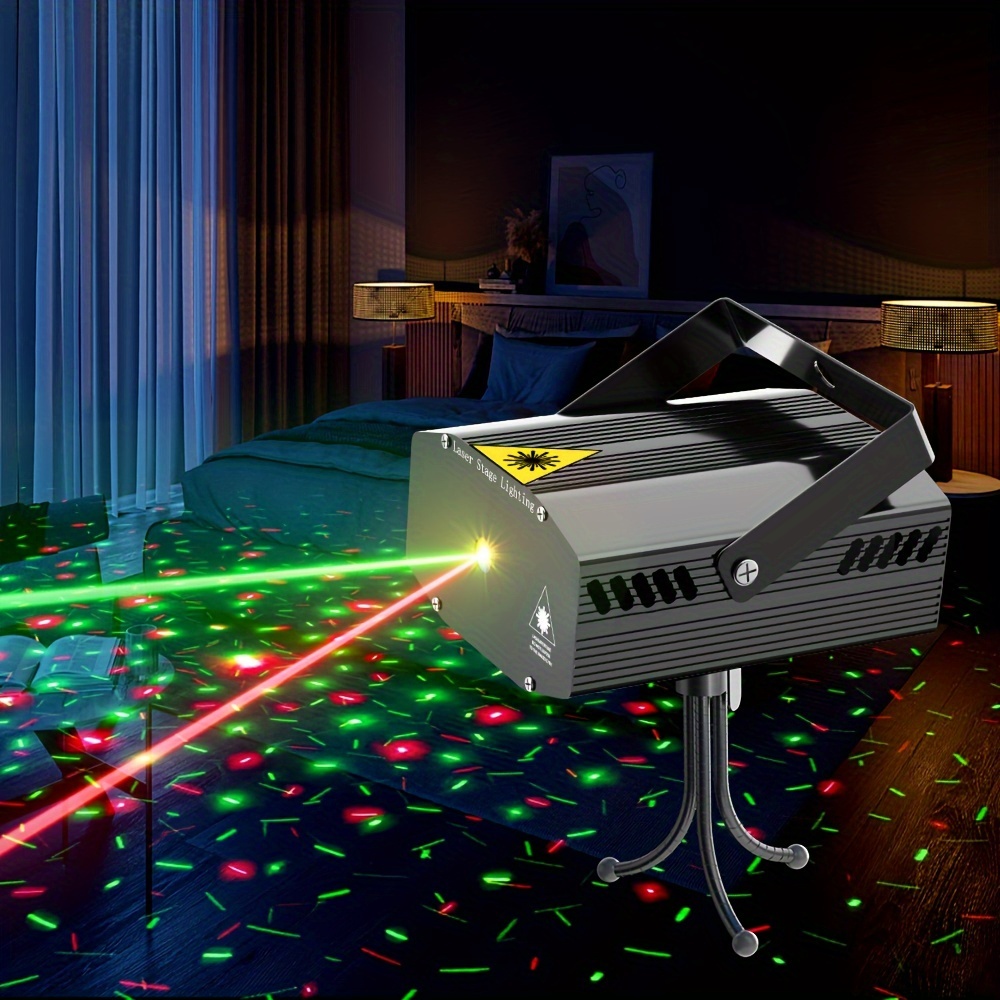 party lights disco lights   laser   lights usb 1 meter cable dj lights stage lights disco laser lights sound activated multi mode   birthday wedding holiday christmas suitable for stage lighting details 1