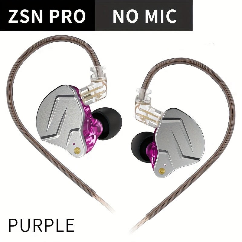 kz zsn pro in ear monitors iem earphones dynamic - Temu