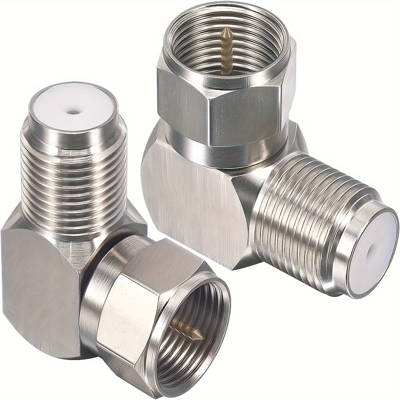 90 Degree Right Angle Coaxial Cable Connector Rf Temu