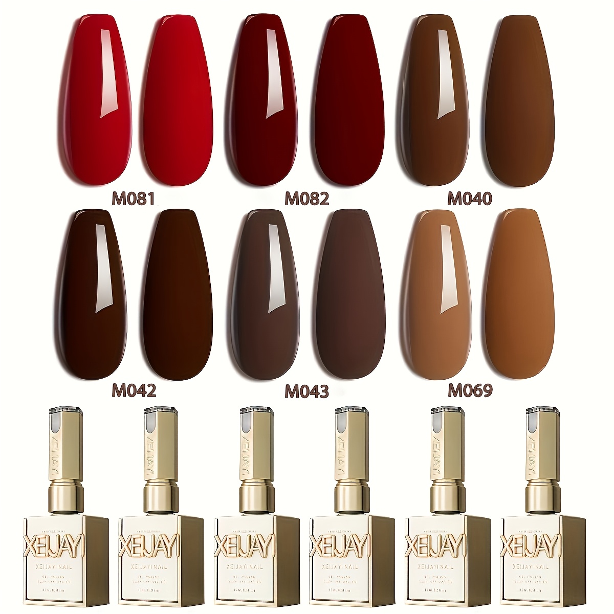 Image of 2025 Spring Nail Nails 6 Colors Set 15ml Seasonal Nail Art Peelable Led Nail Salon Nail Salon Gel Women's Nail Art Tools