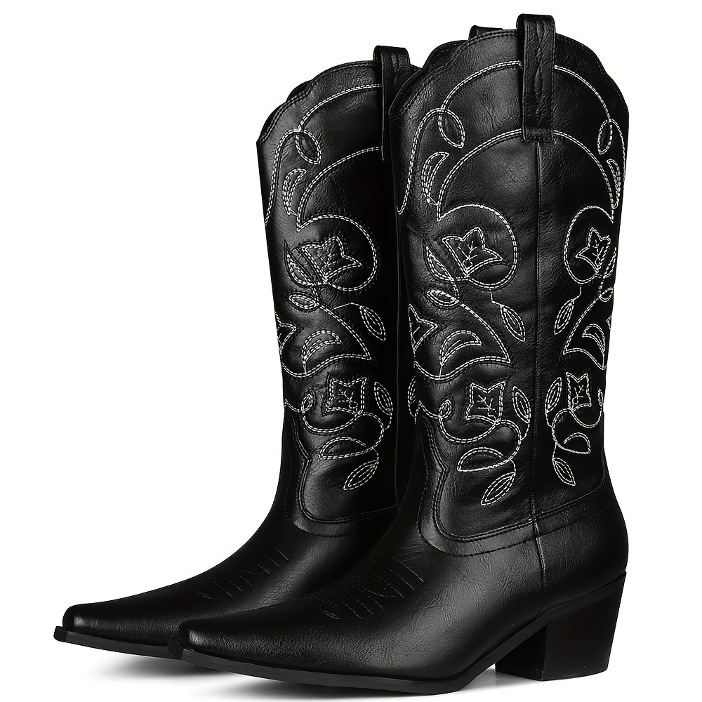 

Women's Embroidered Cowboy Boots