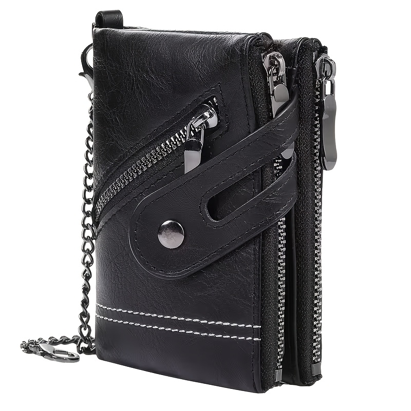 TEMU Men's Faux Wallet, Multi-functional, Large Capacity Card Slots And Coin Pocket, Gift For Boyfriend Or Dad