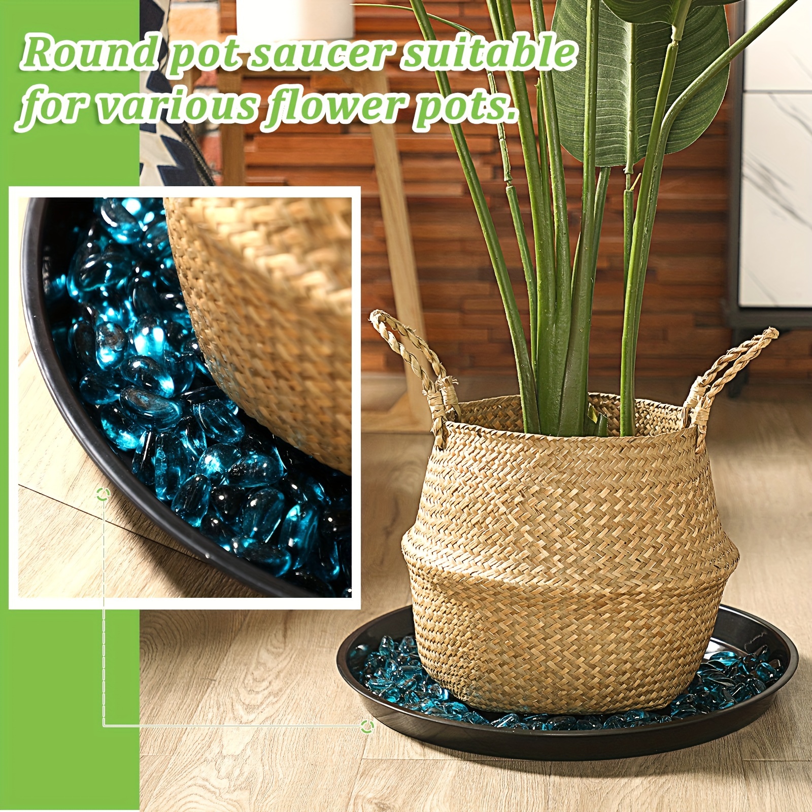 planting saucer Austin Planter 8 Inch (6.3 Inch Base) Case of 5 Plant Saucer main image 1