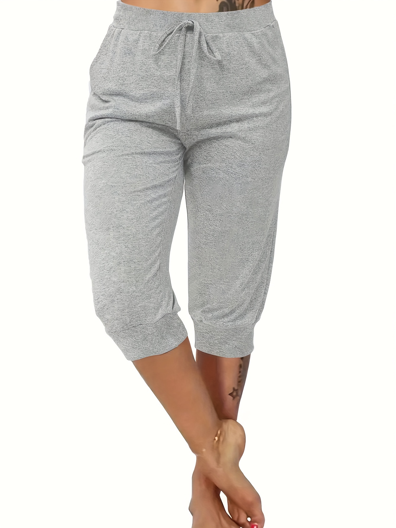 fashionable womens bermuda pants   with geometric   for spring summer