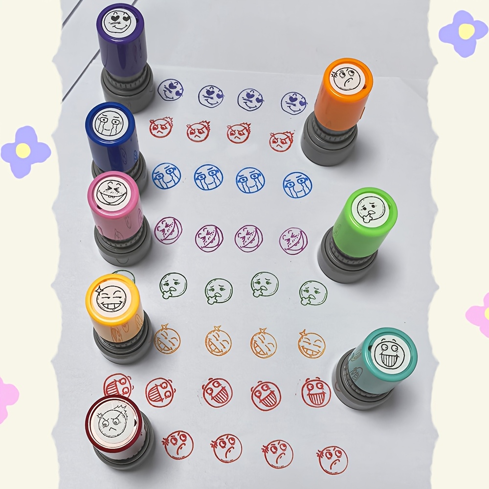 Colorful Mood Diary Stamp Set for Expression Marking