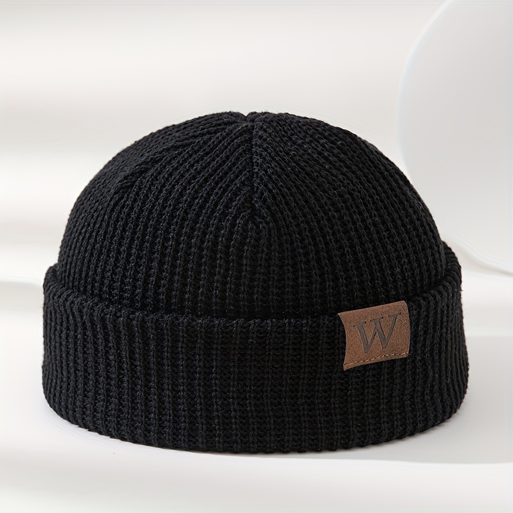 TEMU Gorro de punto versátil para adolescentes, adecuado para otoño e invierno, a y