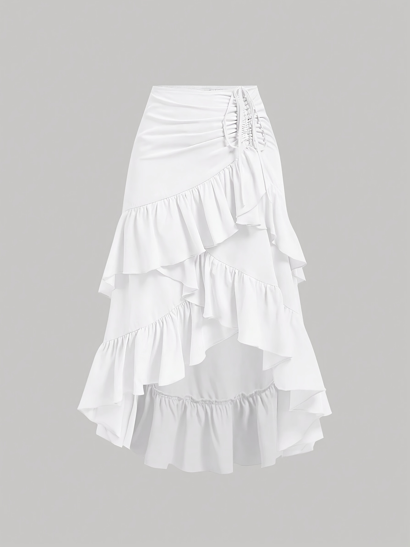 white skirt long sold on Temu United States