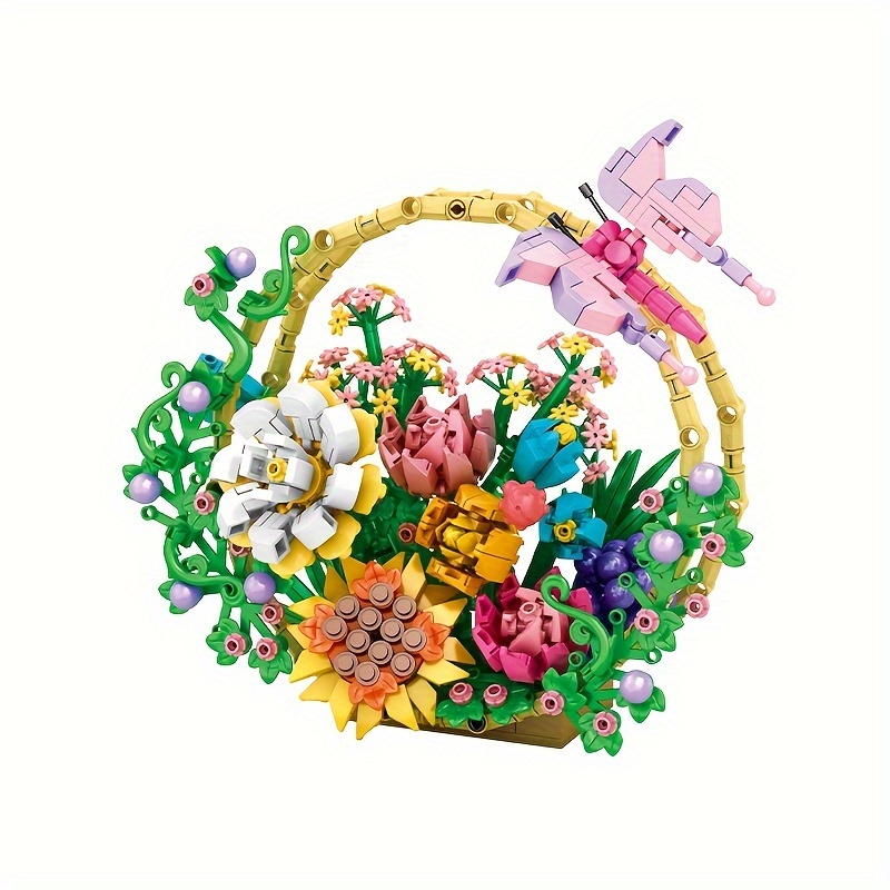WOMA Flower Basket Building Blocks Set