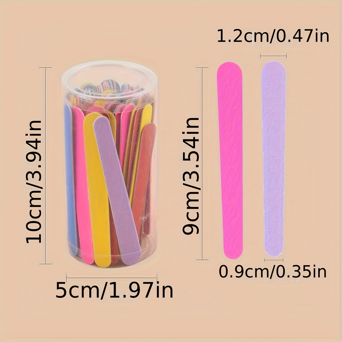 60pcs Disposable Nail Files, Essential Nail Care Tools