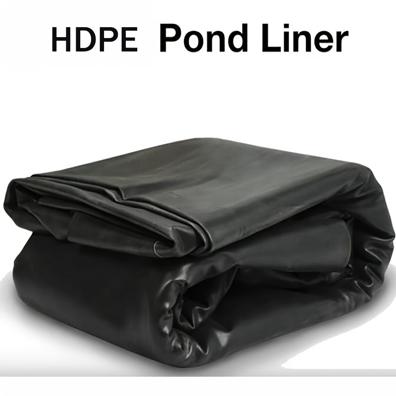 Outdoor Polyethylene Pond Liner Hdpe Containment Liner Large Pond Liner Geomembrane Hdpe 0.2mm For Looking , Waterfall, Koi Pondsand Water Garden
