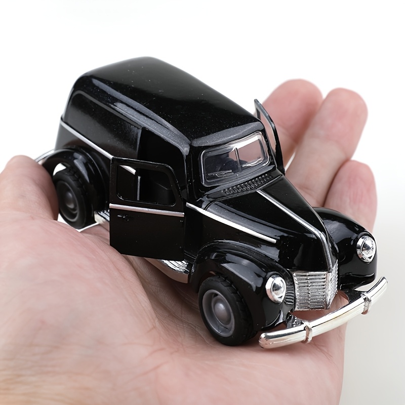 TEMU A 1/38 Scale Vintage Classic Car With 2 , An Alloy Toy Car, A Toy For Boys, A Gift