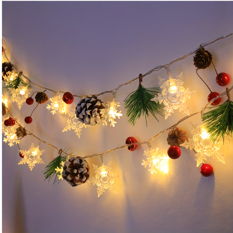 

Christmas Lights Decorations, 10 Ft 30 Led String Lights, Fairy Lights For Home Party Indoor Outdoor Decor