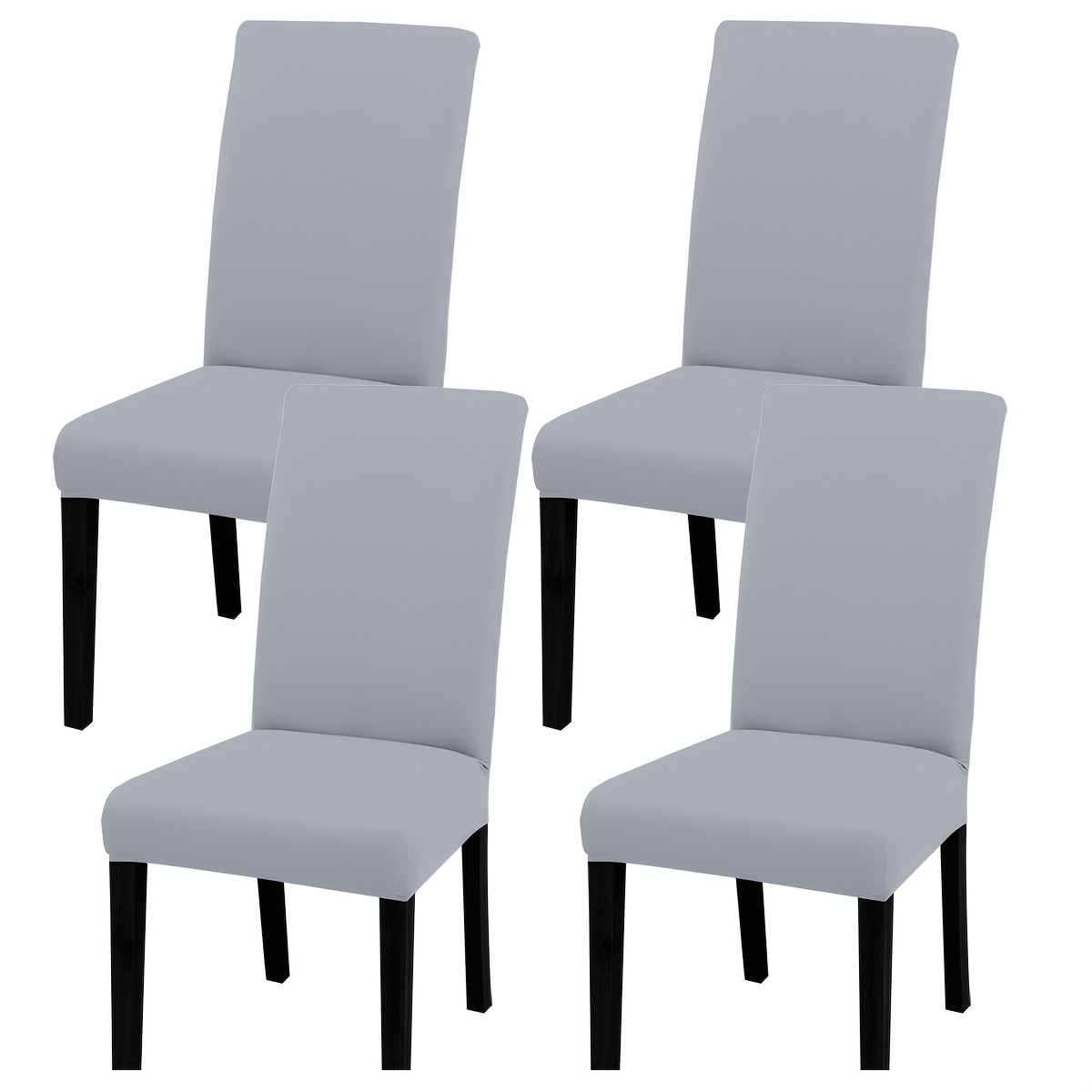 TEMU Juego de 4/6 fundas elásticas para silla - Multicolor, para silla, protector de asiento elástico , adecuado para restaurante, cocina, salón de