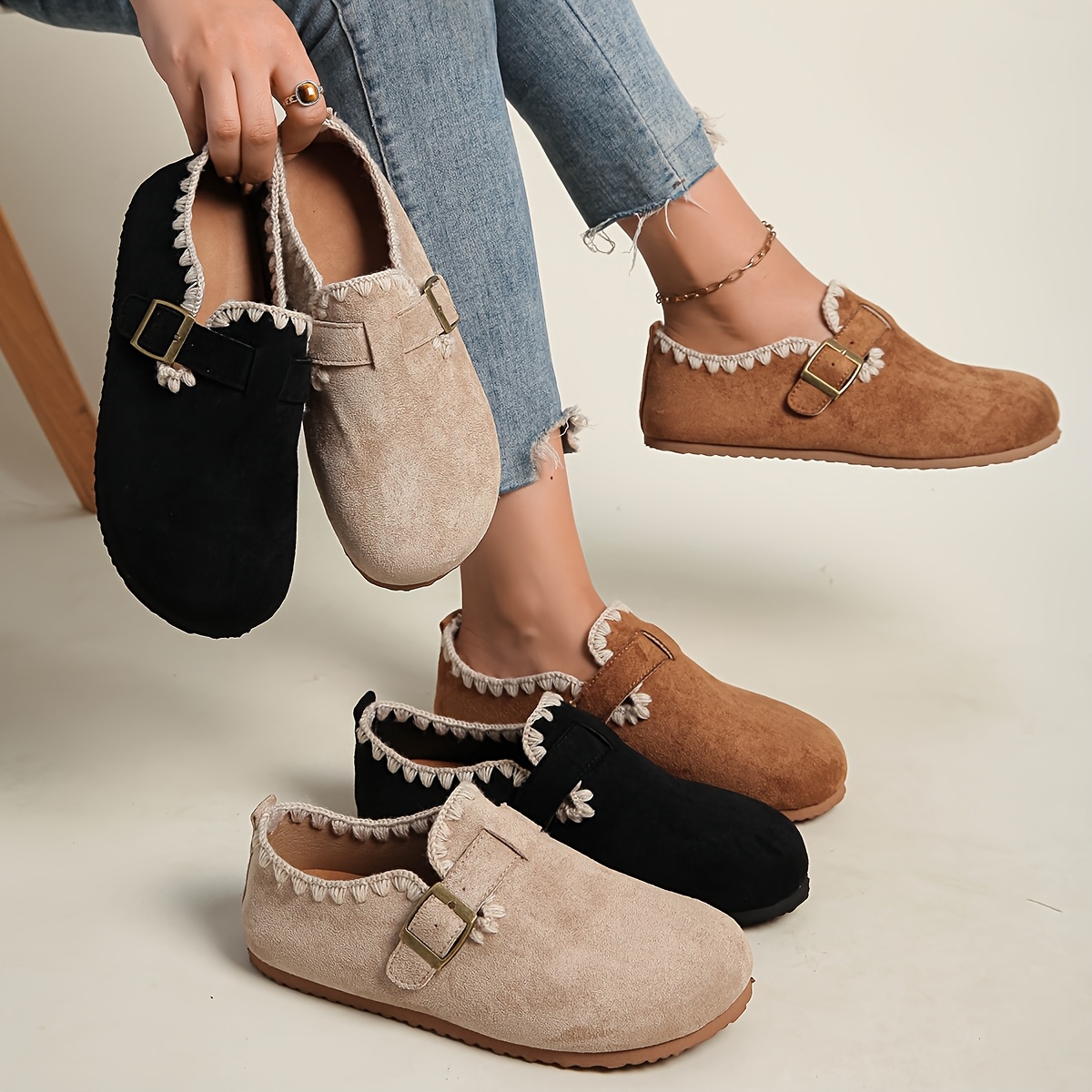 Women's Plus Size Slip-On Loafers