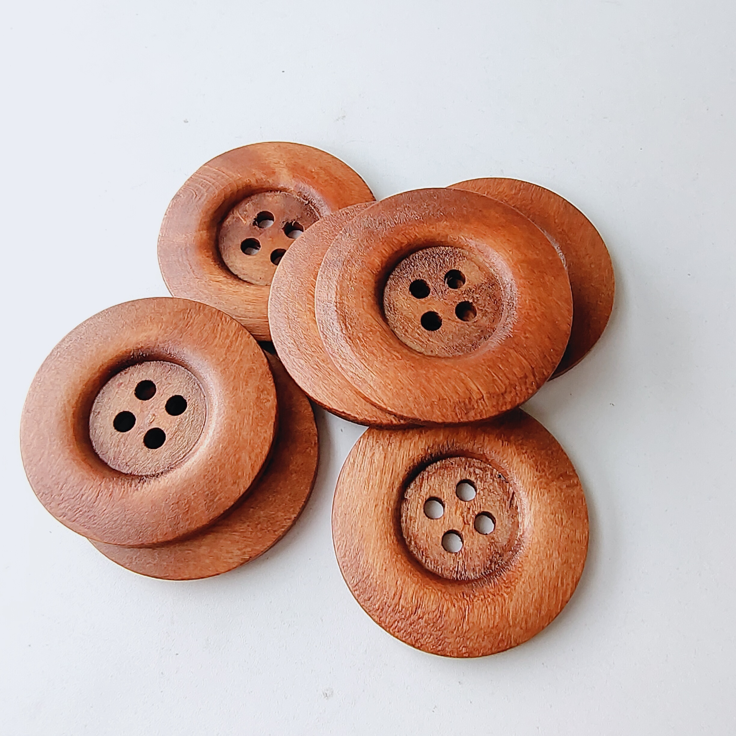 Image of Extra Large Four-hole Buttons For Bags And Backpacks, Windbreaker Big Buttons, Four-hole Hand Sewing Buttons, Extra Large Accessory Buttons., Box Bag Accessories