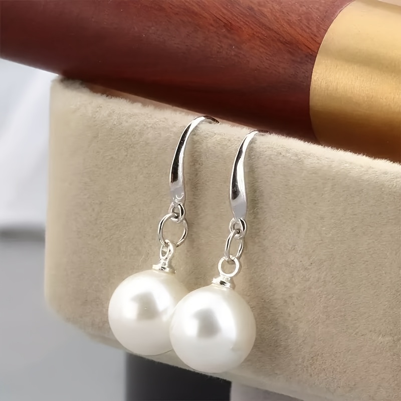 Classic Oval Teardrop Pendant Earrings, Bridal Drop Earrings