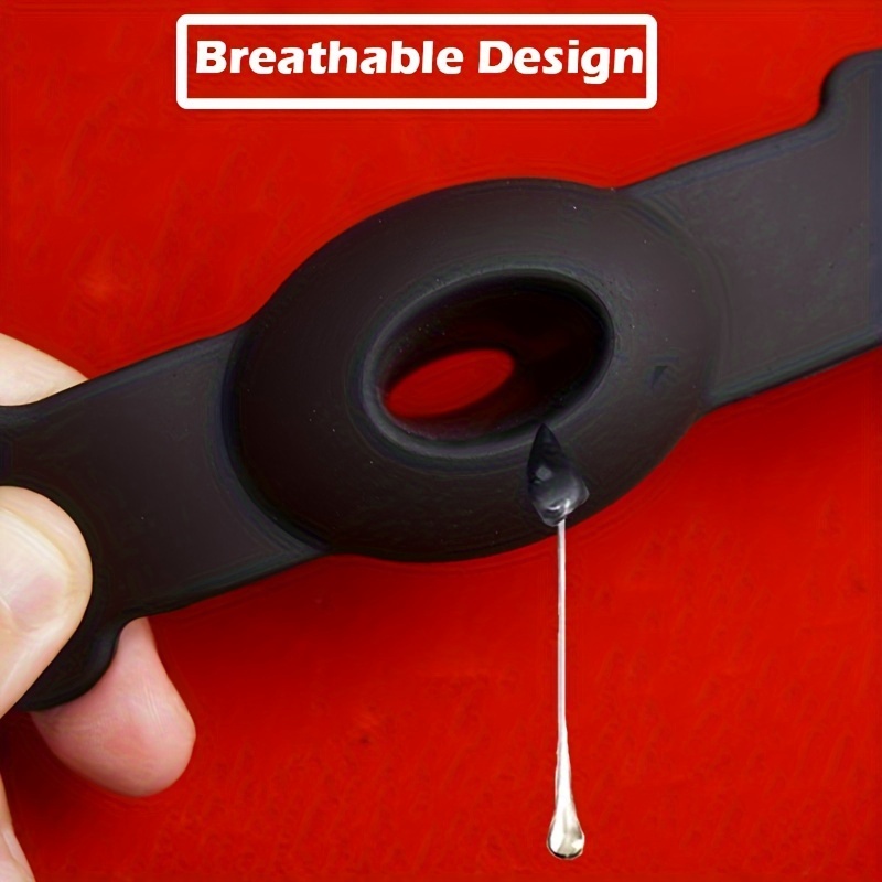 silicone ball gag drool saliva hole - Temu