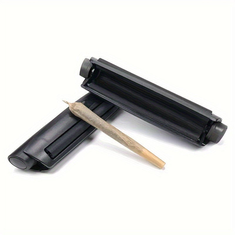 easy to use 110mm manual cigarette roller portable black tobacco rolling machine for diy cigarette rolling machine smoking equipment details 1