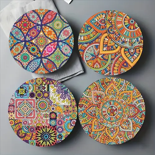 Kit Diamond Painting Per Bambini - 4 Pezzi Animali, Pittura Con Diamanti 5D, Regalo Creativo - Foto 4