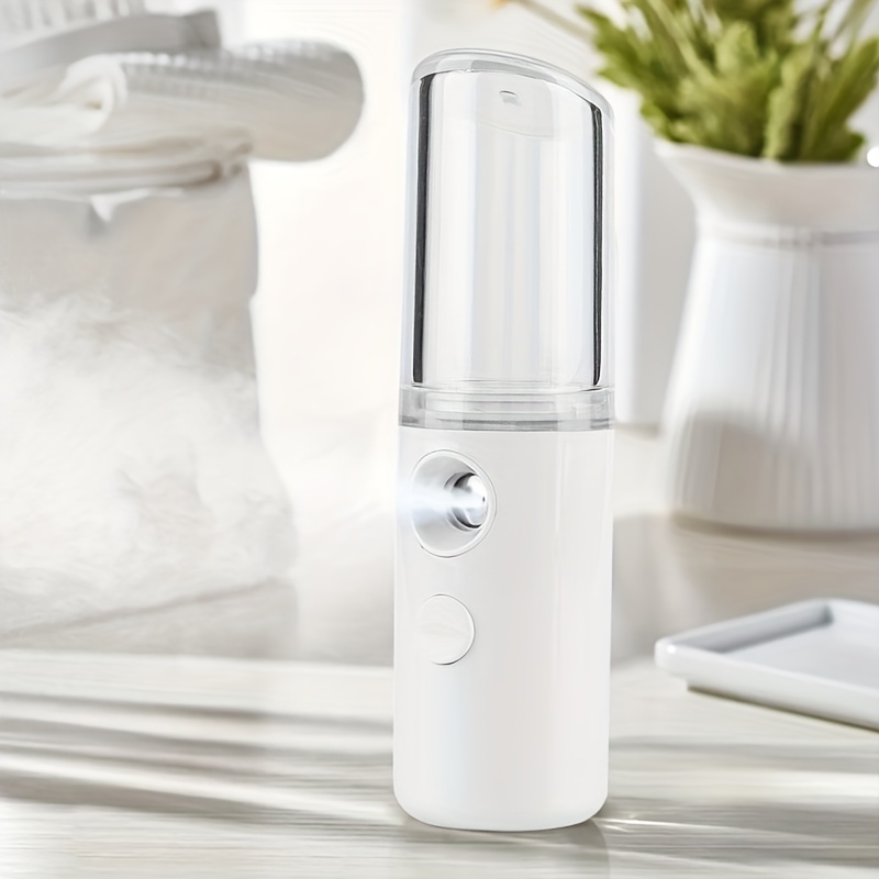portable facial moisturizing humidifier transparent   water tank built   night light usb charging replenishes skin moisture   and anywhere an     for facial hydration