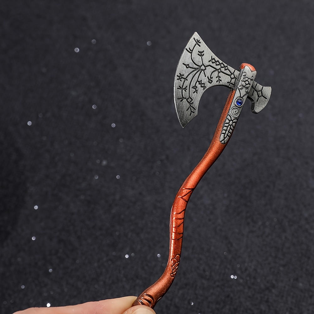 Mini Axe Weapon Keychain Ring, Daily Wear Accessory