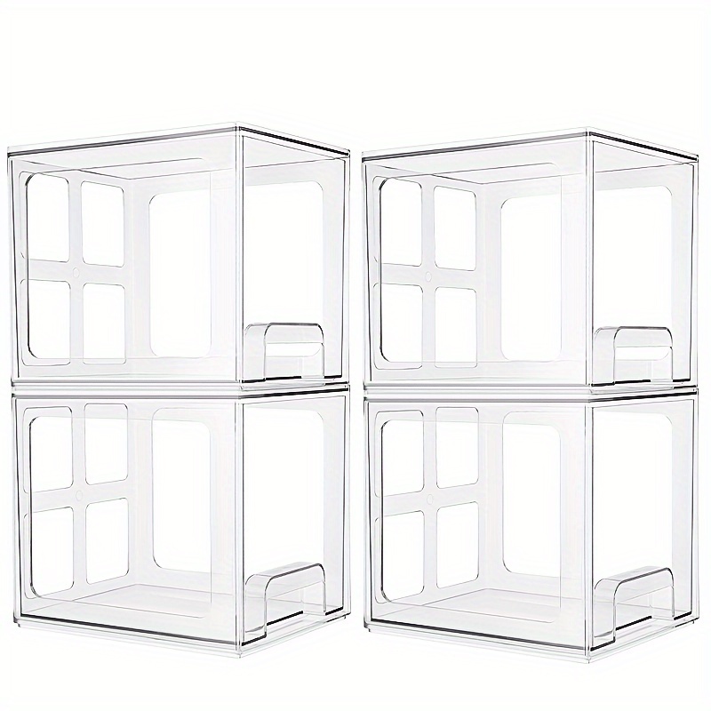 

4- Clear Bathroom Organizer Drawers - Thickened -out For , , , Pantry - , Portable, , 3.2 Cu Ft , <27