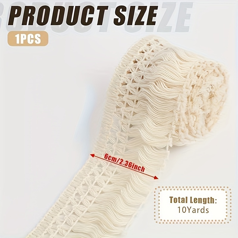 Image of Boho Long Fringe Trim Wide Sewing Fringe Trim Tassel Fringe Trim For Clothes Lamp Shade Curtain Dress Crafts Accessories Home Decor