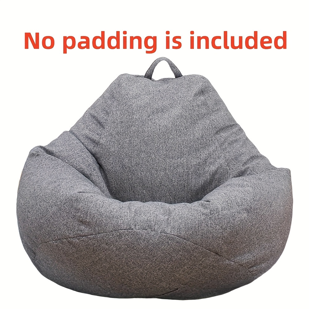 Chair Covers Bean Bag Chair Holder Stuffed Animal Storage Bean Bag