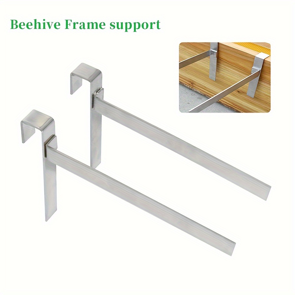 

1 Pair, Beehive Frame Holder Stainless Steel Beekeeping Frame Lift Support Bracket Beekeeping Supplies Tool For Workshop Home Beekeeper
