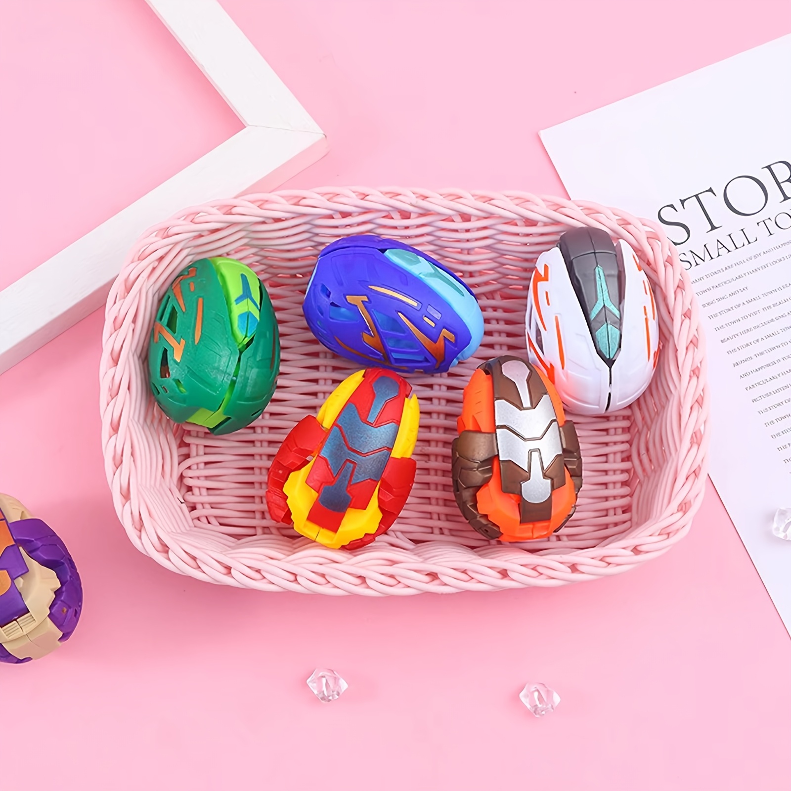 20pcs Deformable Dinosaur Egg Toys for Kids