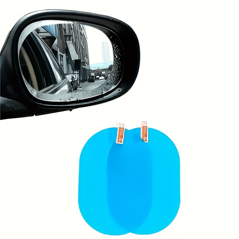 2pcs anti   car rearview   film waterproof transparent pet protector stickers car stickers for vehicles waterproof details 3