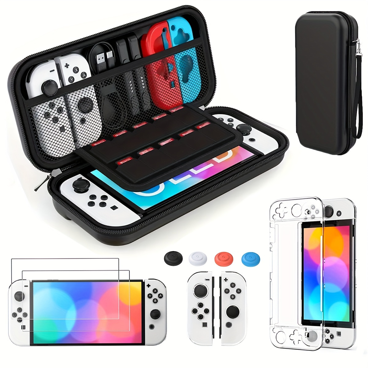 Switch - Oled Model White/neon Blue/neon Red Set, , Home Tv Game 
